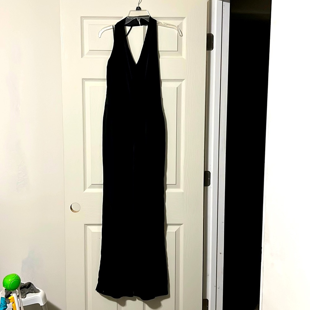 Express halter jumpsuit with pockets!